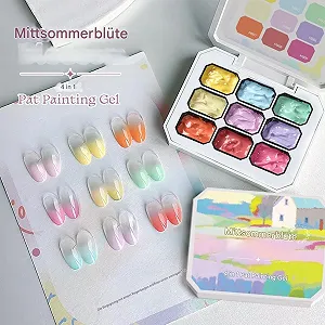 Гель-лак для ногтей, 9 цветов, градиентный гель | Стойкий французский маникюр для дома и салона synthetic.ua - Фото 1