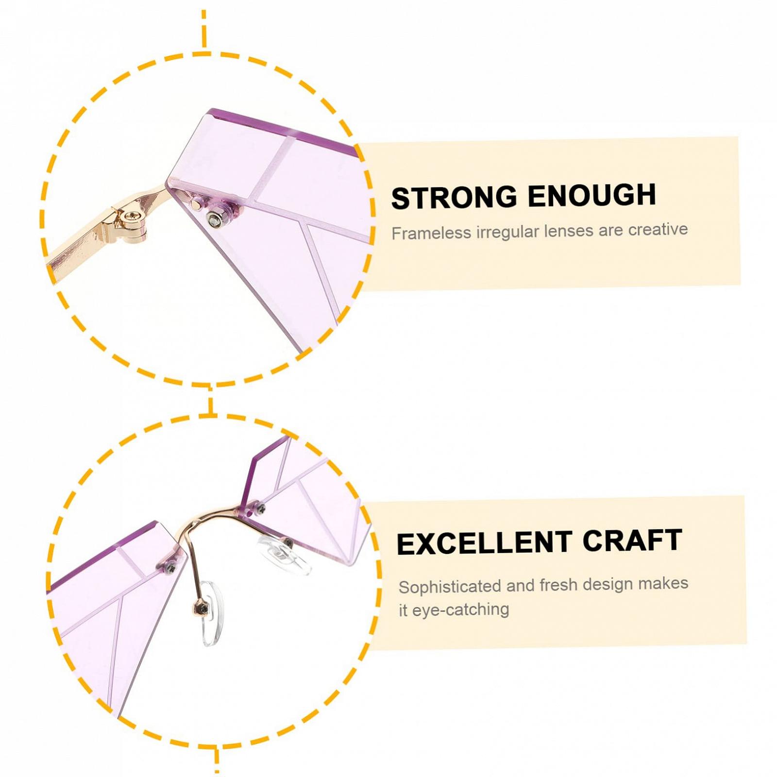 Сонцезахисні окуляри VALICLUD Діамантоподібні Фіолетовий, фото №7