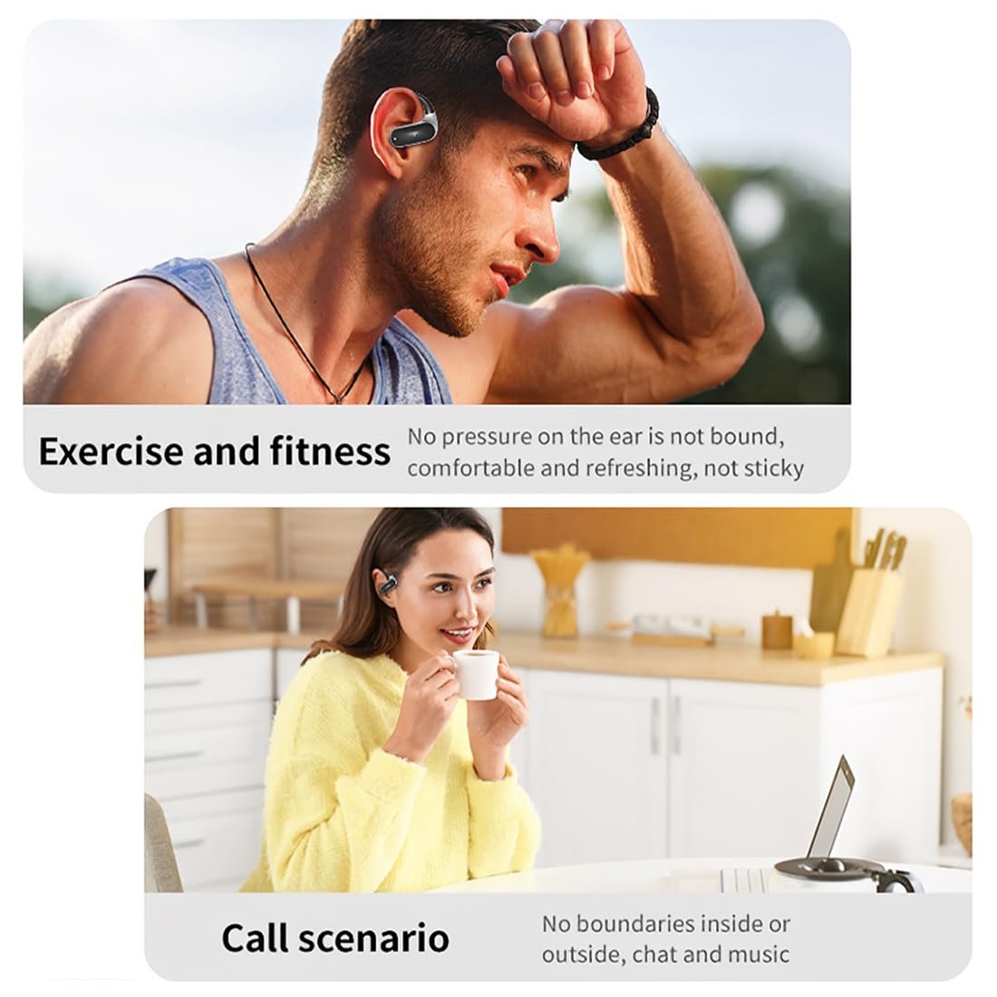 Наушники-переводчик KI, BT5.4, 133 языка, Bluetooth, IPX7 (черный, 1 шт.), фото №4 Наушники-переводчик KI, BT5.4, 133 языка, Bluetooth, IPX7 (черный, 1 шт.), фото №4