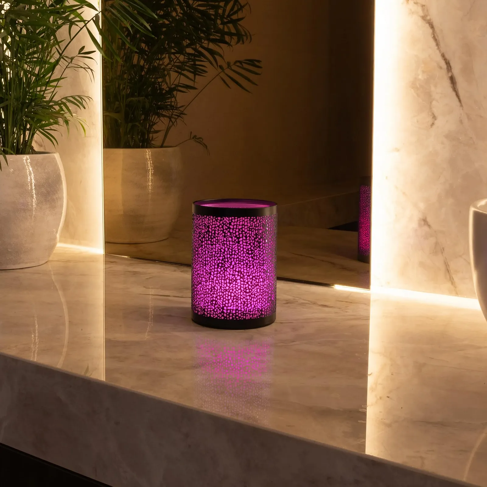 Настільна лампа Omniance Seraphine LED Акумуляторна Бездротова з пультом ДК Чорна 1 лампа 1 джерело світла, фото №6