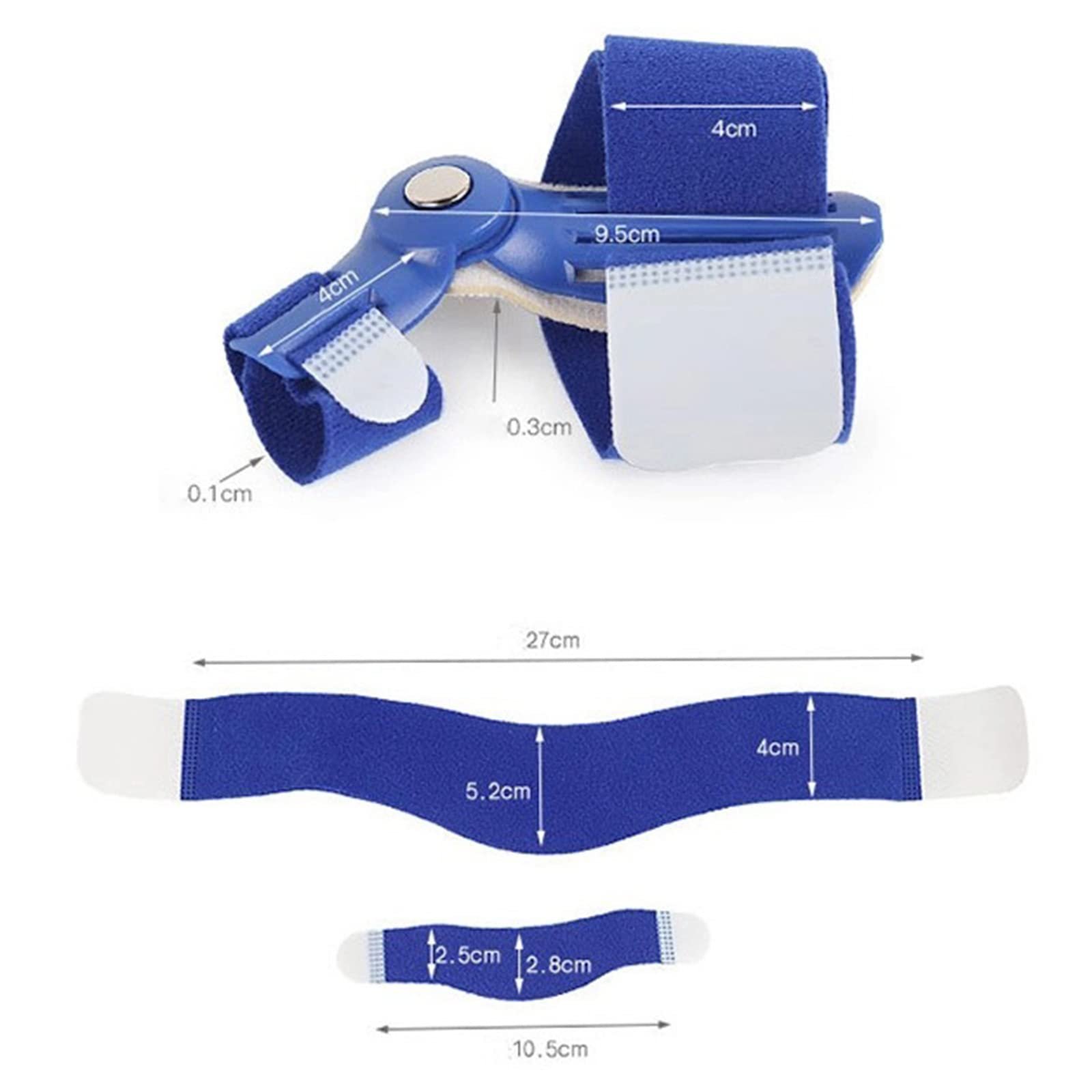 Коректор великого пальця стопи 2 шт Hallux Valgus Регульований Випрямляч, фото №4