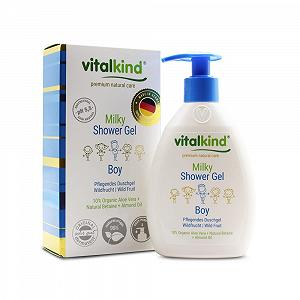 Гель-молочко для душу Vitalkind Premium Natural Care Milky Shower Gel Boy для дітей - Фото 1