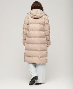 Куртка Superdry Hooded Longline Puffer Jacket synthetic.ua - Фото 1