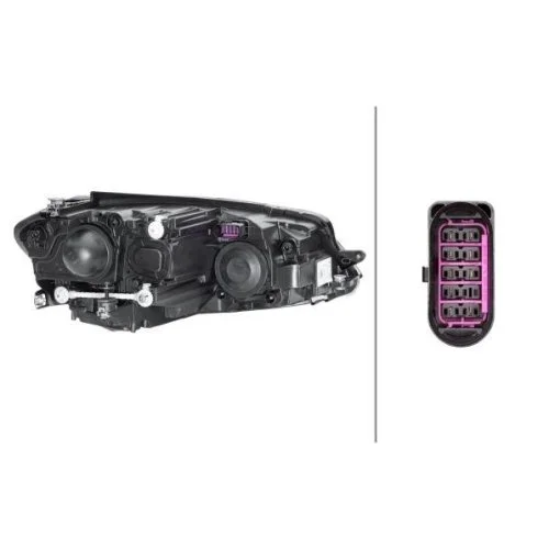 Фара головного света HELLA 1EB 013 924-011 для VW (FAW), левая, фото №2