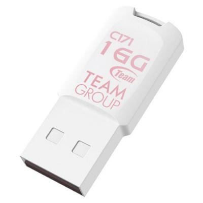 USB флеш-накопитель Team 16GB C171 White USB 2.0 TC17116GW01, фото №2