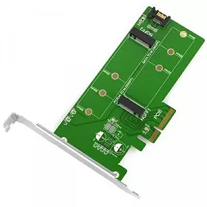 Контроллер Maiwo Multi-Size PCIex4 SATA to M.2 M-Key or B-key KT015 SSD 45774 - Фото 1