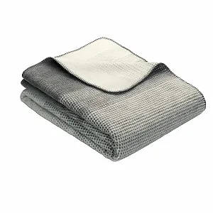 Покривало для ліжка Ibena Egersund 220 x 260 см, Структура Сірий/Білий - Фото 1