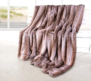 Одеяло Wohnen & Accessoires GmbH & Co. KG Faux Fur Jackal 150 x 200 см - Фото 1