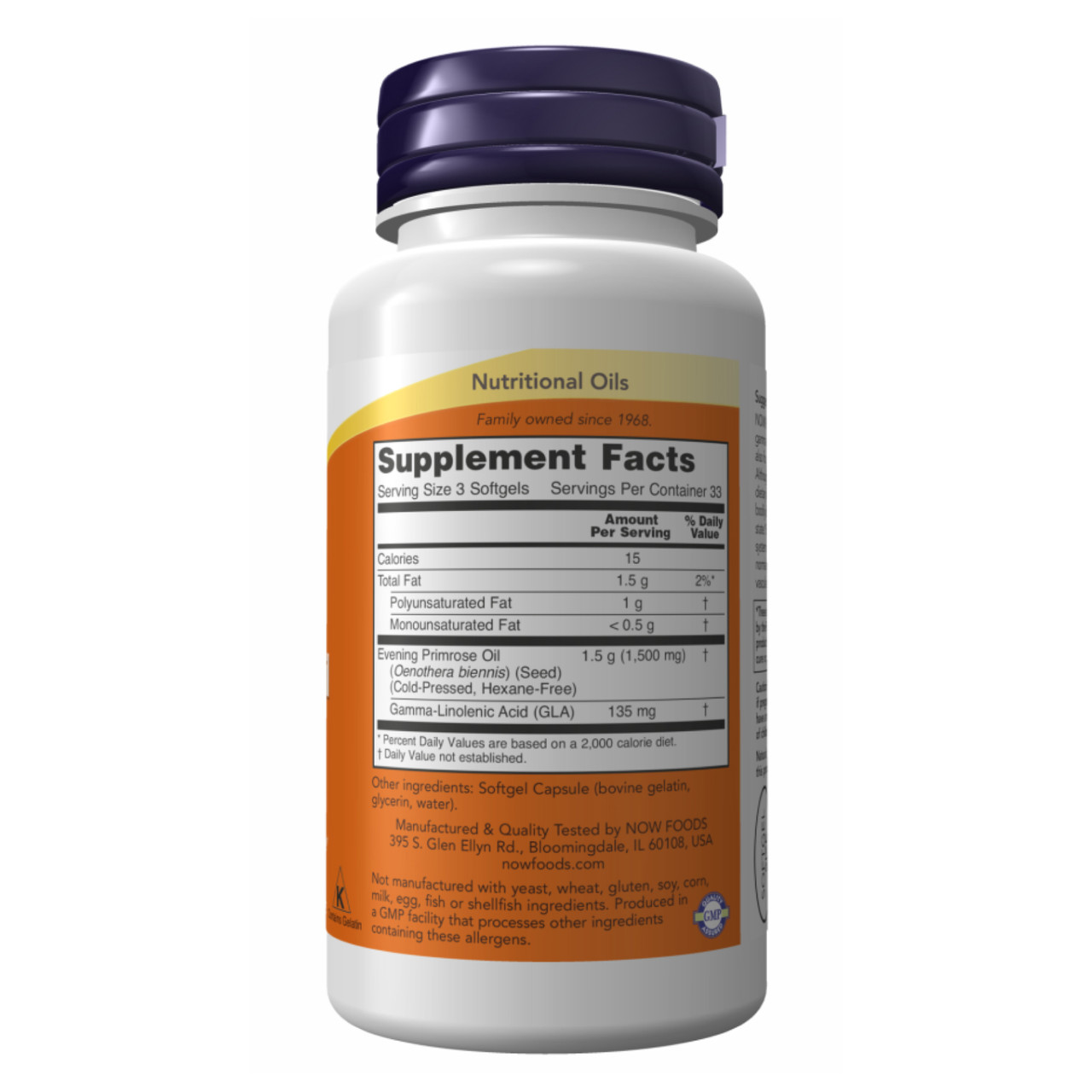 Evening Primrose 500mg 250 sgels, фото №2