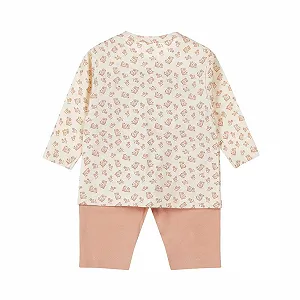 Комплект пижамы DIRKJE Детский для девочки из органического хлопка synthetic.ua - Фото 1