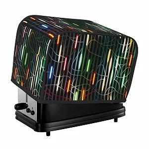 Купить Чехол для тостера на 2 ломтика с двумя карманами, полосатый - Фото 1 Чехол для тостера на 2 ломтика с двумя карманами, полосатый - Фото 1