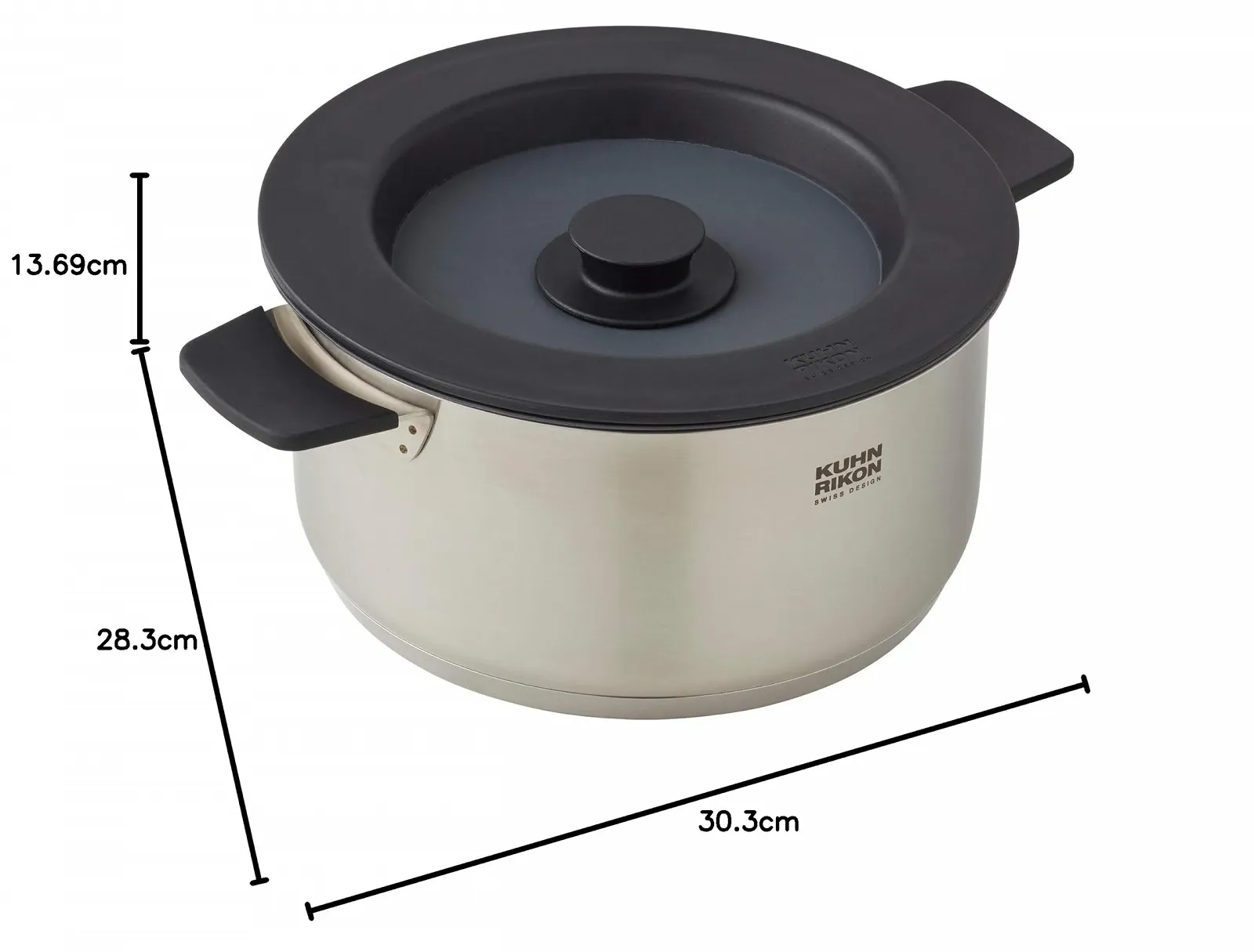 Каструля KUHN RIKON Smart & Compact 3 л / 20 см із нержавіючої сталі з магнітною кришкою для всіх типів плит, фото №10 Каструля KUHN RIKON Smart & Compact 3 л / 20 см із нержавіючої сталі з магнітною кришкою для всіх типів плит, фото №10