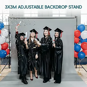 Підставка для фону Fatazoii 3x3м Чорний ціна на synthetic.ua - Фото 1 Підставка для фону Fatazoii 3x3м Чорний synthetic.ua - Фото 1