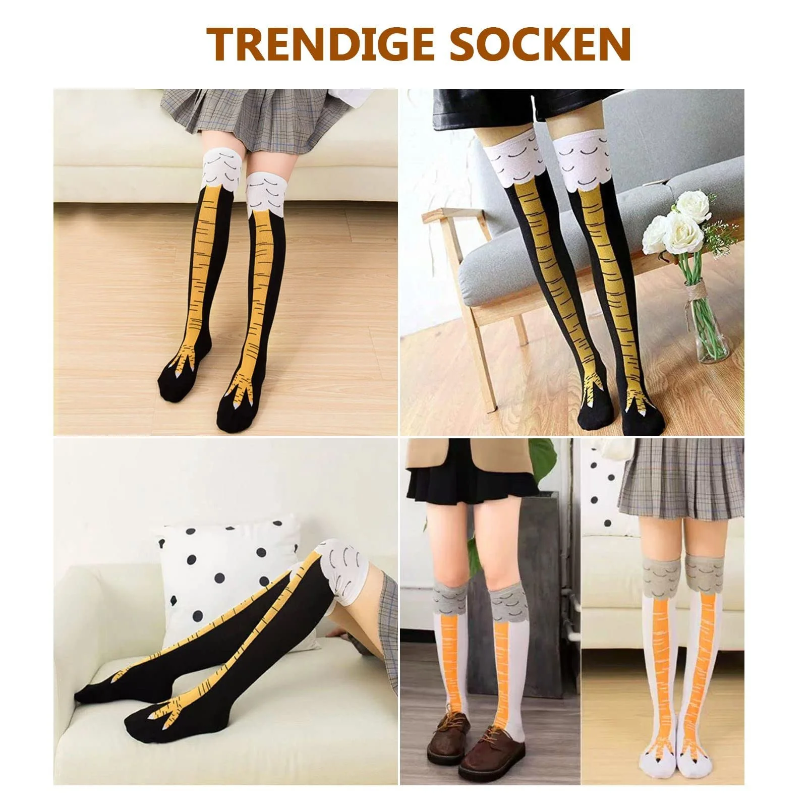 Шкарпетки з курячими лапками (2 пари) Жіночі, фото №2