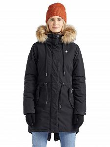 Парка Khujo Codish Женская Капюшон с искусственным мехом Teddy Съемный "рыбий хвост" Однотонная - Фото 1