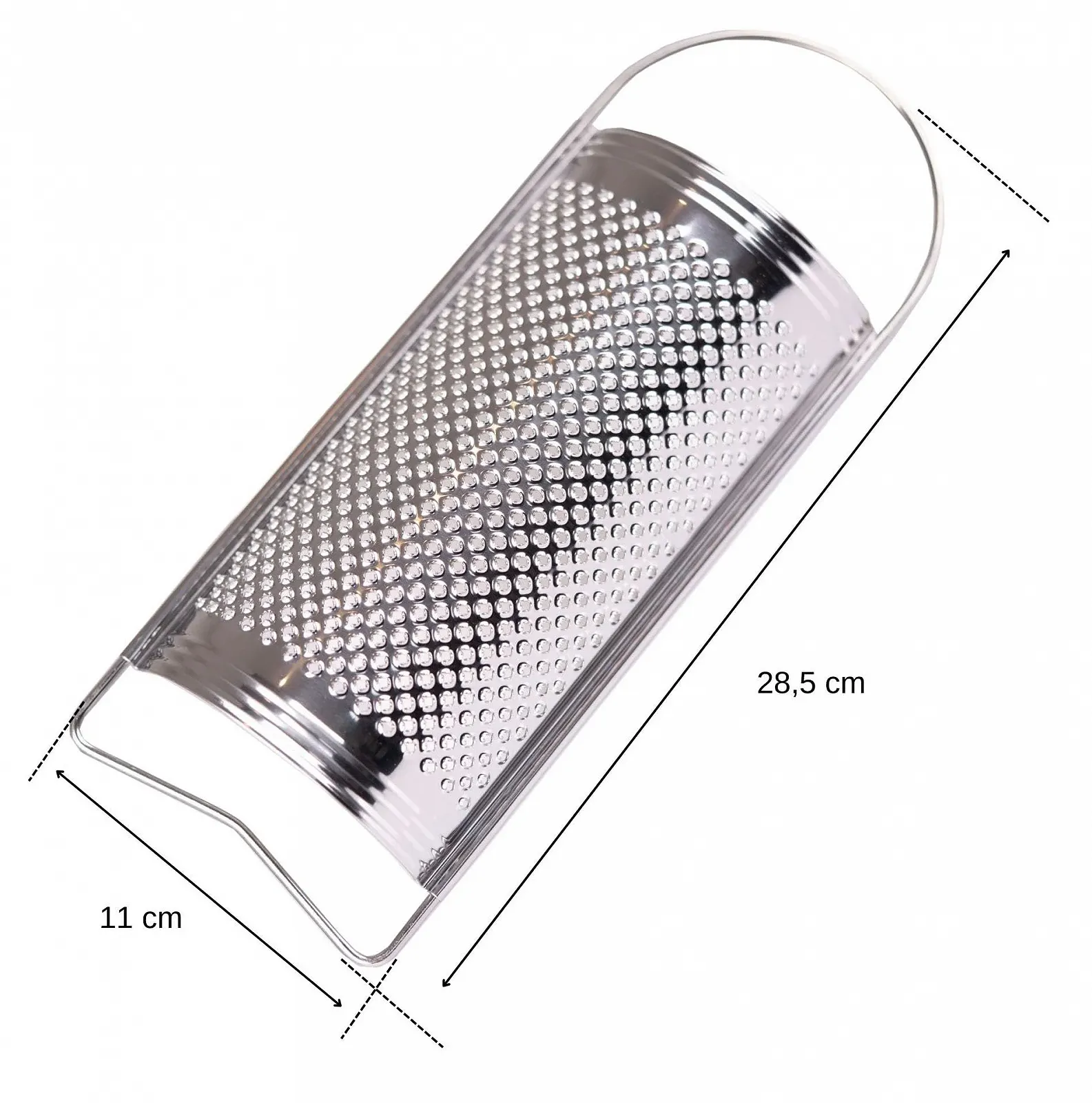 Терка OMAGO Півкругла кухонна Сталева для овочів, сиру, картоплі, фото №5