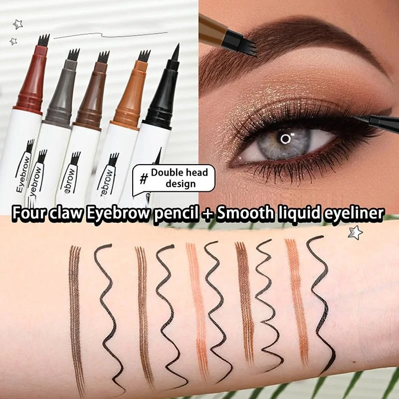 Фломастер-підводка для очей Подвійна Головка, фото №5