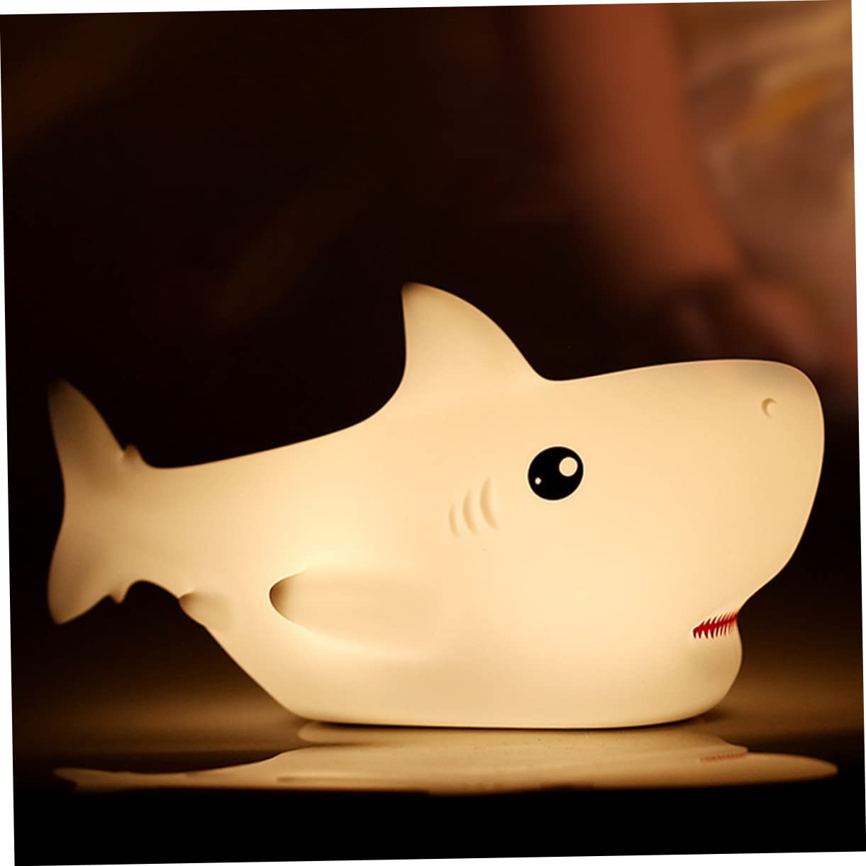 Лампа HEMOTON Shark Children's Room Lamp LED Ночной светильник Animal Animal Lamp White Baby Light ABS, фото №7