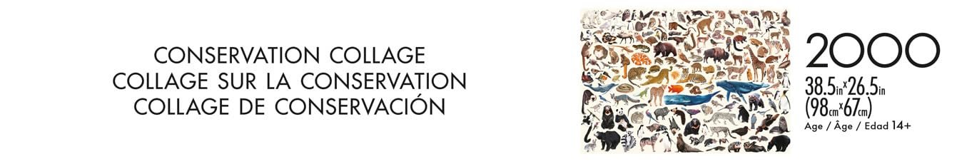 Пазл Buffalo Games Kara Mohr Conservation Collage 2000 элементов 97,8 x 67,3 см, фото №6