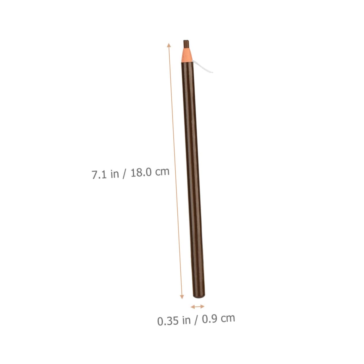 Олівець BELLIFFY Dunkelbrauner Make Up для брів водостійкий темно-коричневий, фото №4