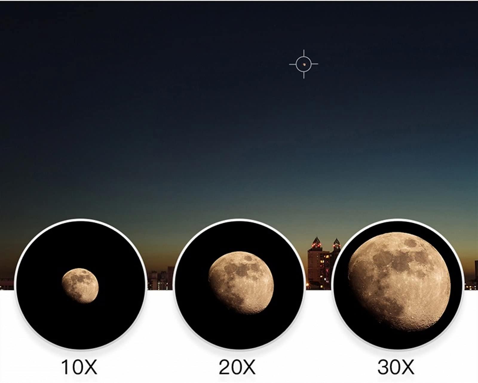 Монокуляр Portable 10-30x50 HD монокуляром з треногою та серветкою для очищення лінзи, Супер Зум, Одноручний низьке світлове бачення, фото №4