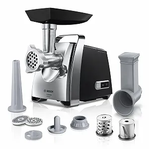 Мясорубка Bosch ProPower MFW67440 3,5 кг/мин пластик черный / серебристый - Фото 1