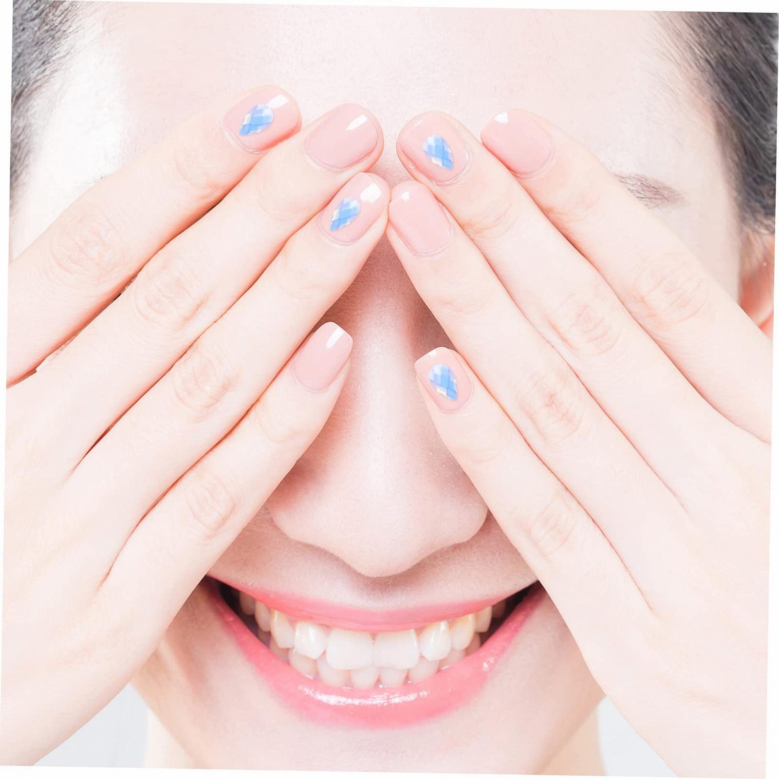 Стразы для ногтей FRCOLOR, декоративные, для маникюра, стильные украшения для ногтей для особых случаев и креативных дизайнов, смешанные плоские камни разных цветов, фото №7