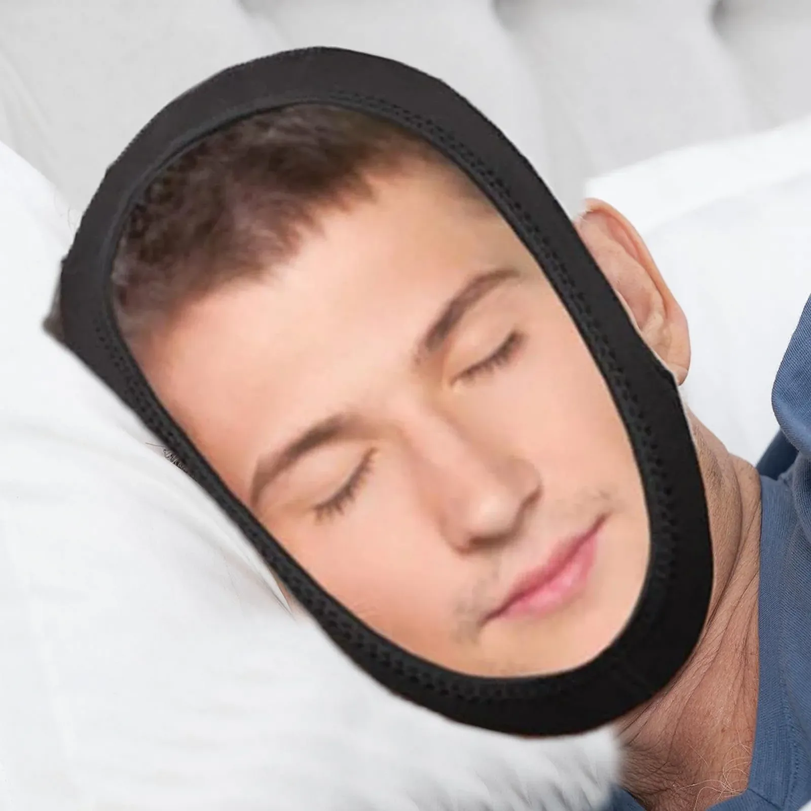 Підборідний ремінь проти хропіння Регульований дихаючий, фото №3