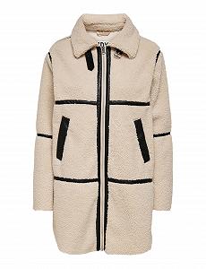 Куртка Teddy JACQUELINE de YONG Jdyfrosty Long Jacket OTW Noos - Фото 1