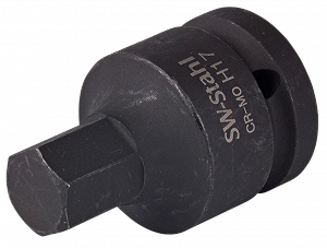 Головка-бита ударная SW-STAHL 10186L-17 3/4" шестигранник 17 мм - Фото 1