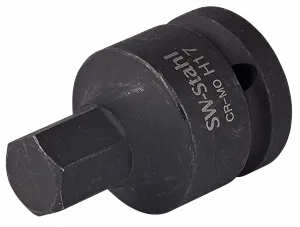 Головка-бита ударная SW-STAHL 10186L-17 3/4" шестигранник 17 мм - Фото 1