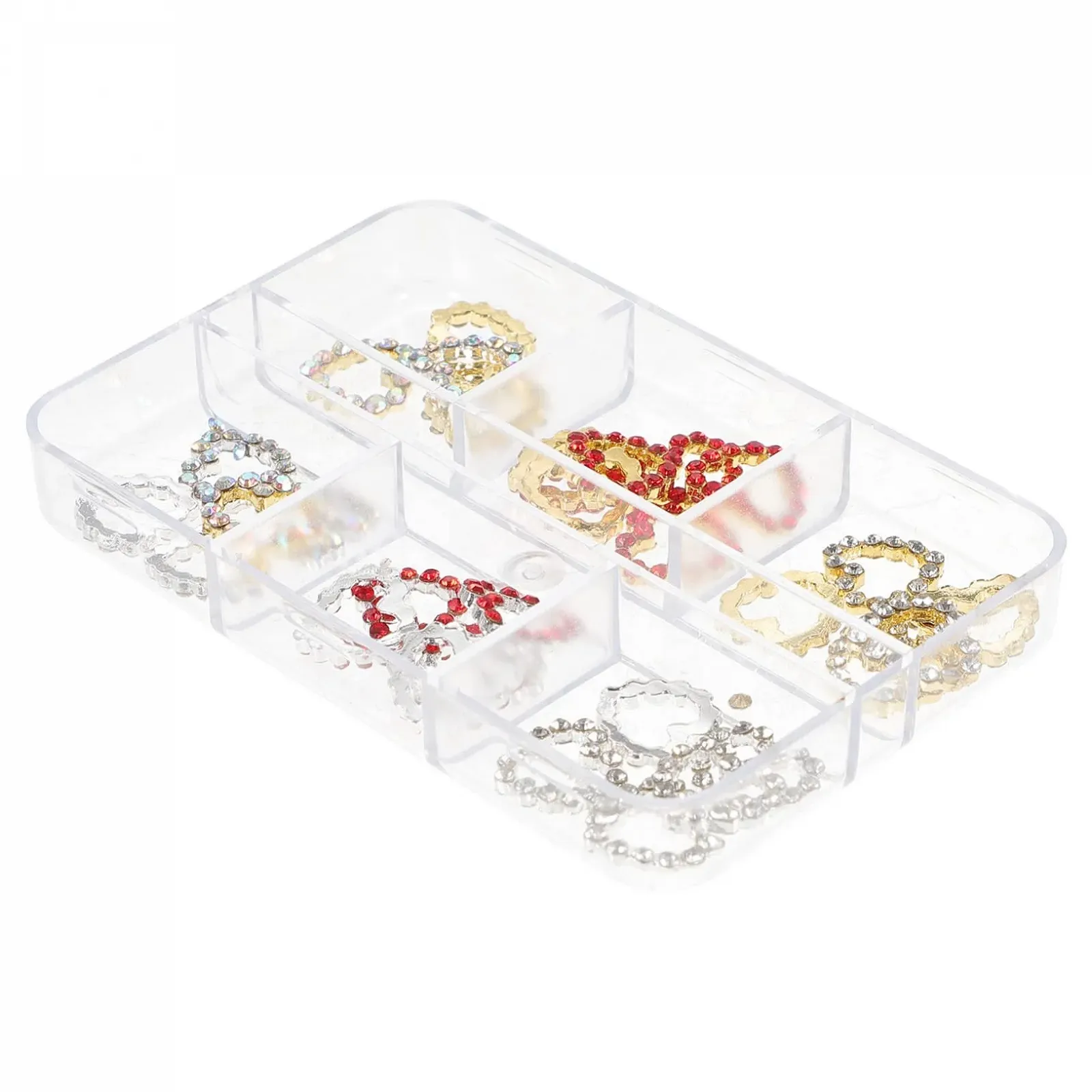 Стразы для ногтей Beavorty Сердце, 30 шт, фото №1