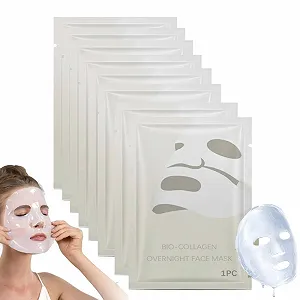 Купить Маска Luuma Collagen, Ночная маска с коллагеном, Увлажняющая ночная маска для лица, Корейская ночная маска против старения, Тканевые маски для лица для сияющей кожи, Уменьшает тонкие линии и морщины (8 штук) - Фото 1 Маска Luuma Collagen, Ночная маска с коллагеном, Увлажняющая ночная маска для лица, Корейская ночная маска против старения, Тканевые маски для лица для сияющей кожи, Уменьшает тонкие линии и морщины (8 штук) - Фото 1