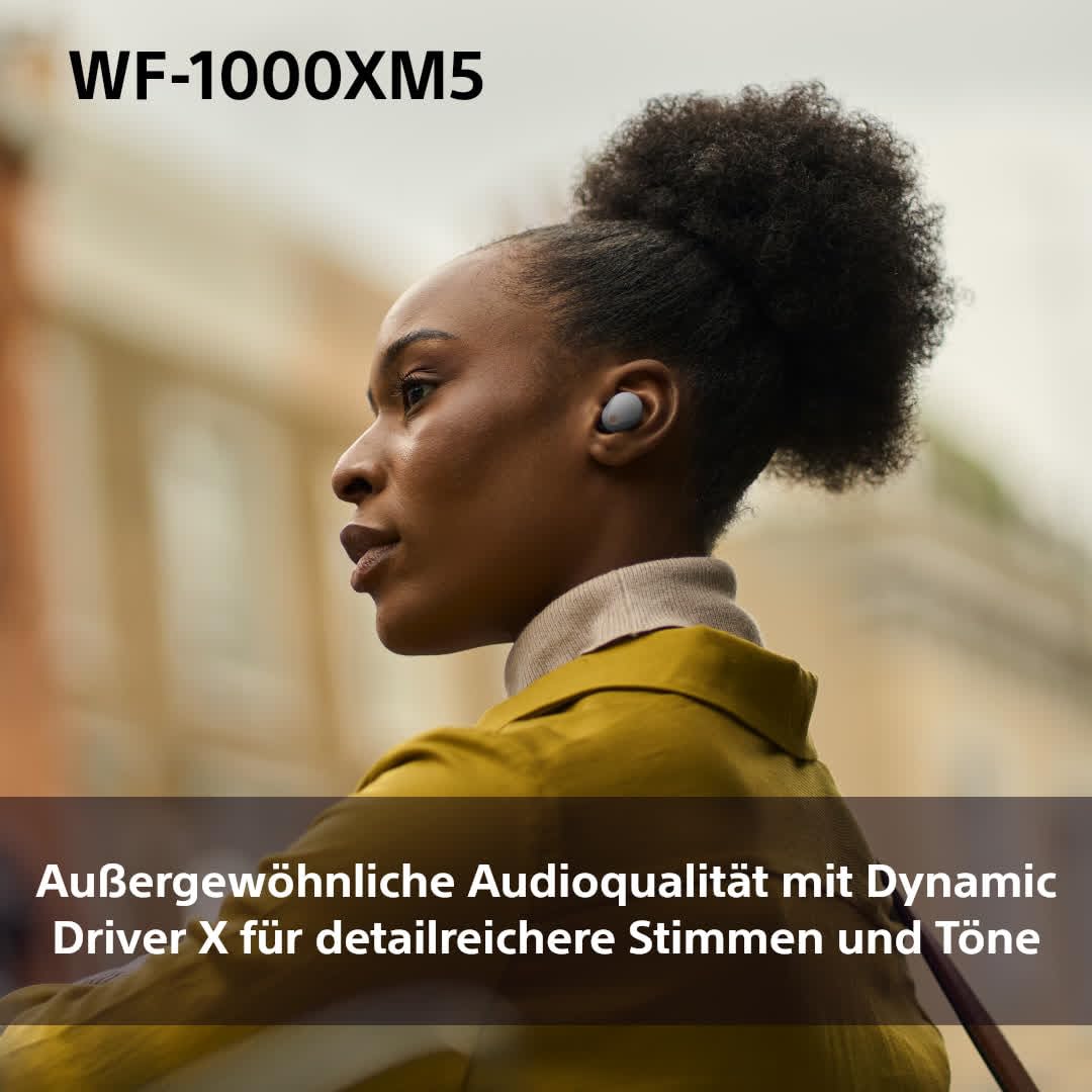 Навушники Sony WF-1000XM5 Бездротові Шумозаглушення Внутрішньовушні Мікрофон До 24 годин автономної роботи Швидка зарядка IPX4 Сумісність з iOS та Android Жовті, фото №5