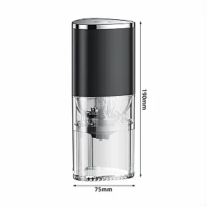 Беспроводная керамическая кофемолка, Черный synthetic.ua - Фото 1