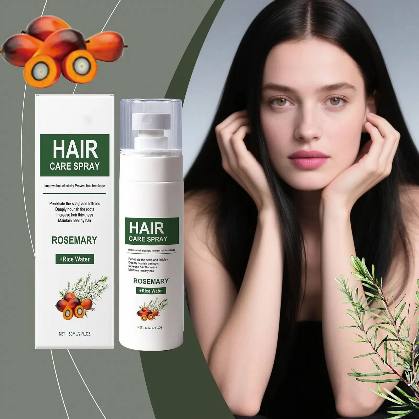 Спрей для росту волосся WJnflQN, натуральна олія для потовщення волосся, фото №2