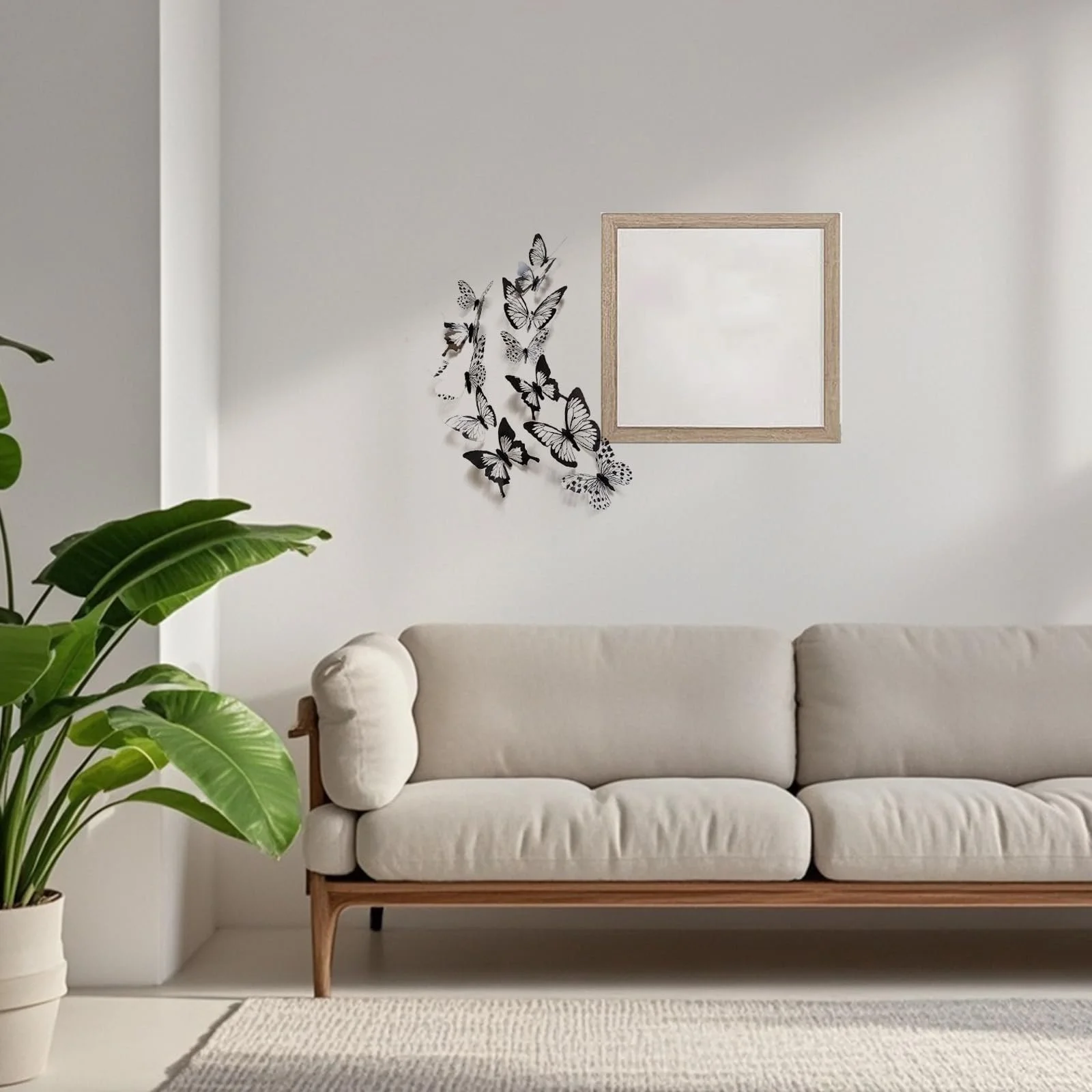 Наклейки на стіну Набір 48 шт. 3D Метелики DIY, фото №6