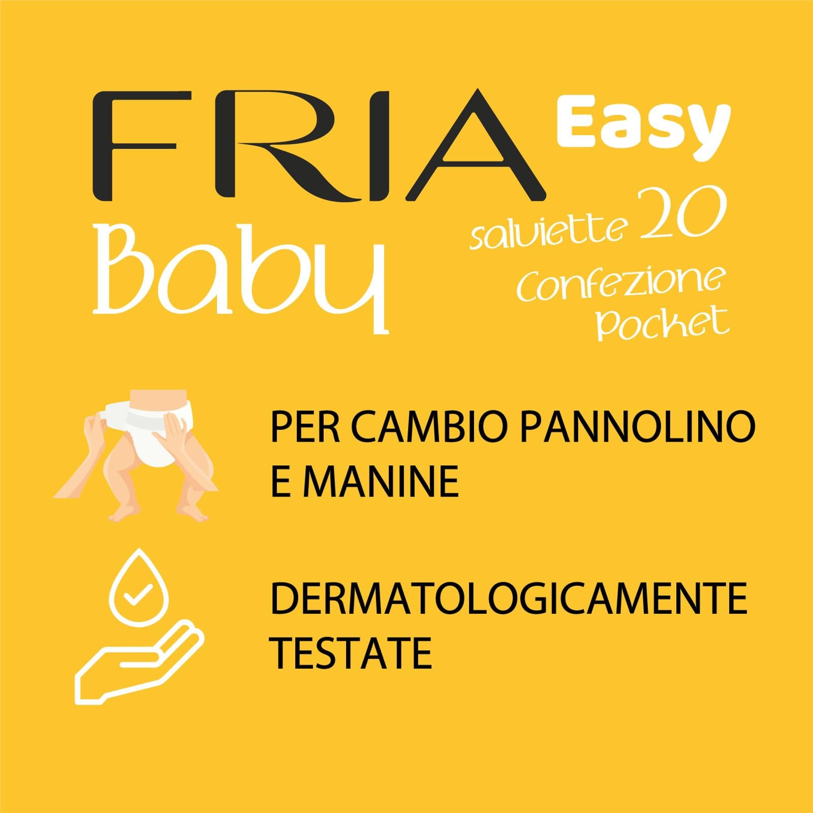 Салфетки Fria Easy Baby для смены подгузников с алоэ вера и экстрактом меда, увлажняющие кожу, 20 штук, фото №6