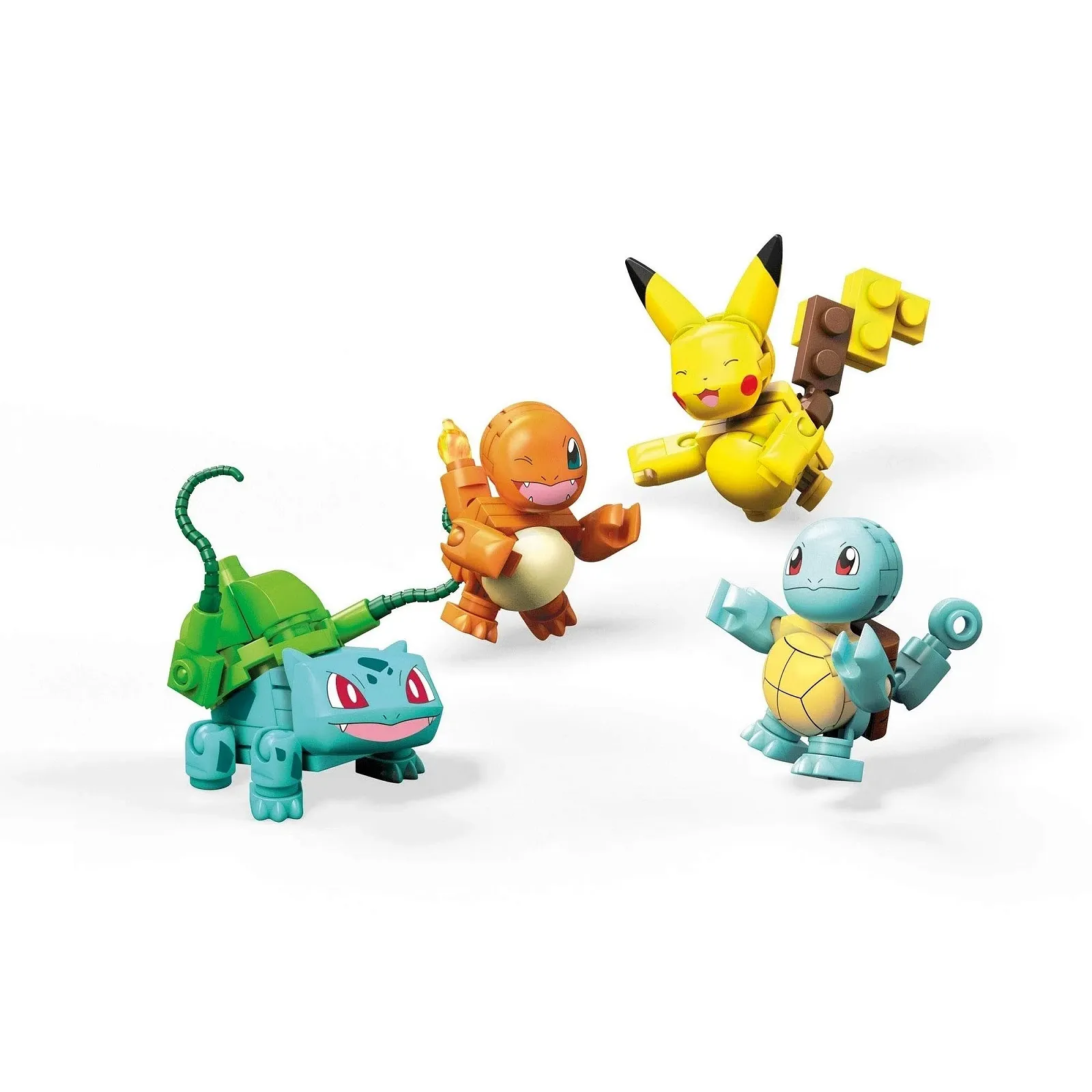 Конструктор MEGA Construx Pokemon Kanto 4 Pack, 4 Покемони та 1 Покебол, Бісасам, Глуманда, Шиггі та Пікачу, від 6 років, фото №4