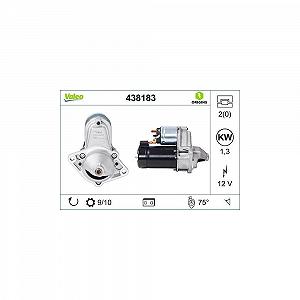 Стартер VALEO 438183 VALEO ORIGINS - NEW O.E. TECHNOLOGY для BEDFORD FIAT OPEL - Фото 1