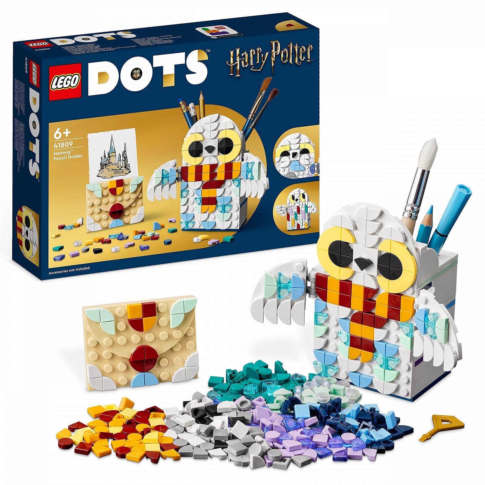Конструктор LEGO DOTS 41809 Hedwig Пенал для олівців Harry Potter, фото №1