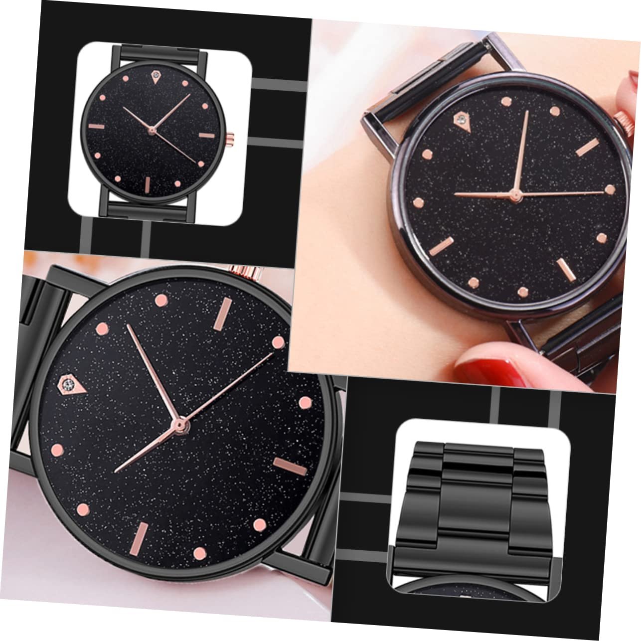 Женские часы Healvian 1 шт Модные Для женщин Для профессионалов Прочный материал Модный дизайн Универсальная комбинация, фото №3 Женские часы Healvian 1 шт Модные Для женщин Для профессионалов Прочный материал Модный дизайн Универсальная комбинация, фото №3