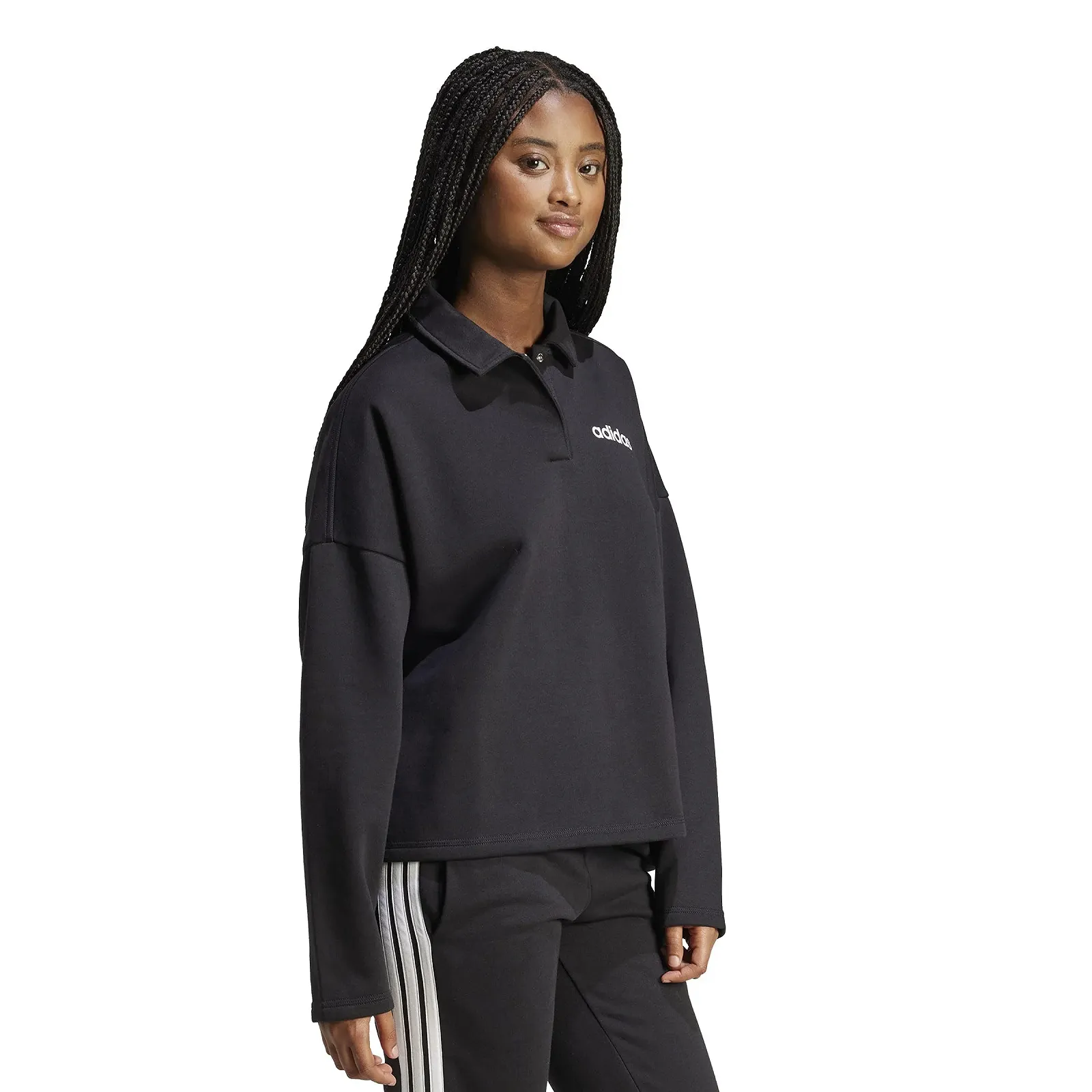 Женская Толстовка-поло adidas Essentials Linear Fleece (1 шт. в упаковке), фото №5