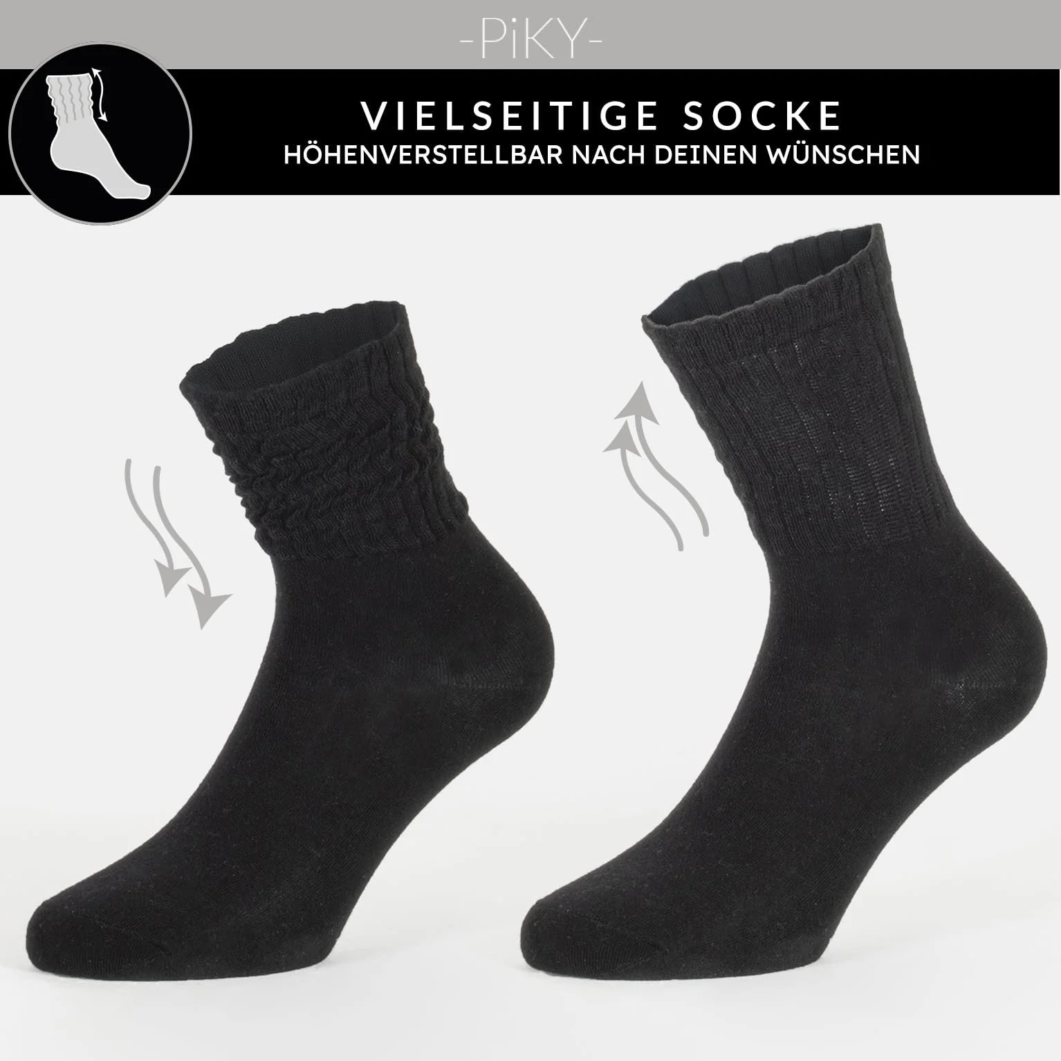 Шкарпетки Slouchy PIKY, 6 пар, фото №4