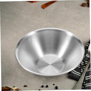 Миска Kisangel для пищевых продуктов, 10 шт, салатница, соусница, миска для закусок, креманка, большая клетка для хомяка, миска для смешивания из нержавеющей стали, миска для лапши, кухонная посуда из нержавеющей стали synthetic.ua - Фото 1