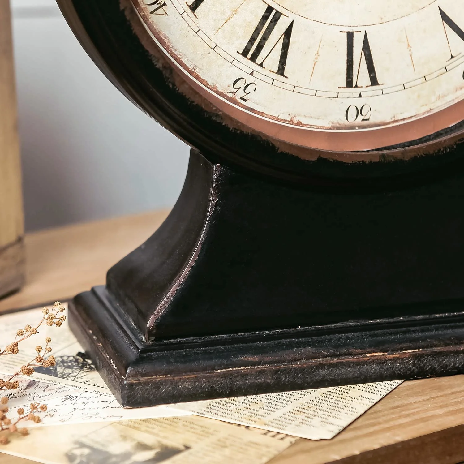 Винтажные каминные часы NIKKY HOME, тихие, фото №6