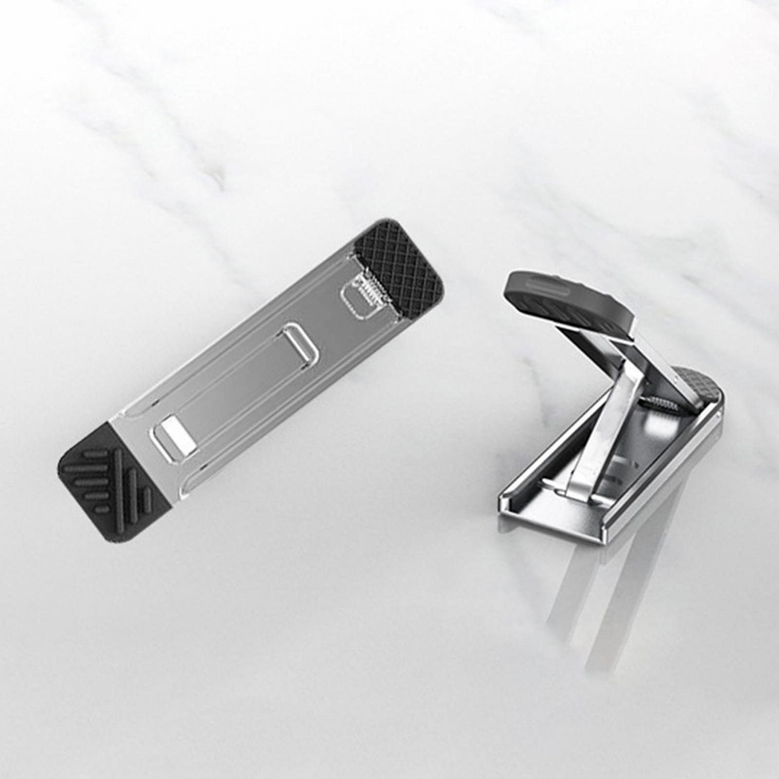 Мини подставка для ноутбука, 2 шт, складная подставка для клавиатуры, ножки для подъема ноутбука, нескользящая подставка для рассеивания тепла из алюминиевого сплава для путешествий, дома, офиса, деловых поездок, фото №6 Мини подставка для ноутбука, 2 шт, складная подставка для клавиатуры, ножки для подъема ноутбука, нескользящая подставка для рассеивания тепла из алюминиевого сплава для путешествий, дома, офиса, деловых поездок, фото №6