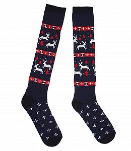 Рождественские гольфы Weri Spezials для мужчин и женщин, махровые, с красивым северным узором, разных цветов - Фото 1