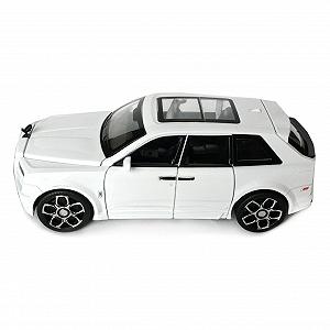 Машинка металлическая Rolls-Royce Ghost BLACK BADGE роллс ройс белый звук свет инерция откр дверь капот synthetic.ua - Фото 1