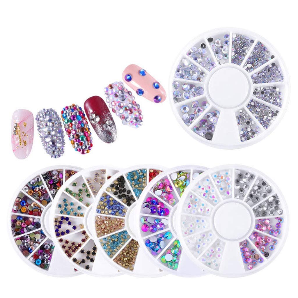 Стразы для ногтей Rhinestone Crystal/Pearl/Nail Stud Earrings DIY Craft Clothing Decoration, фото №3